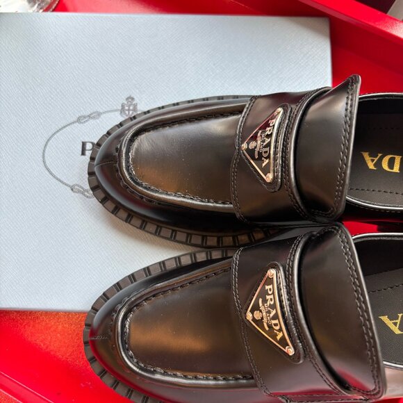 Prada Black Loafers - Picture 3 of 7